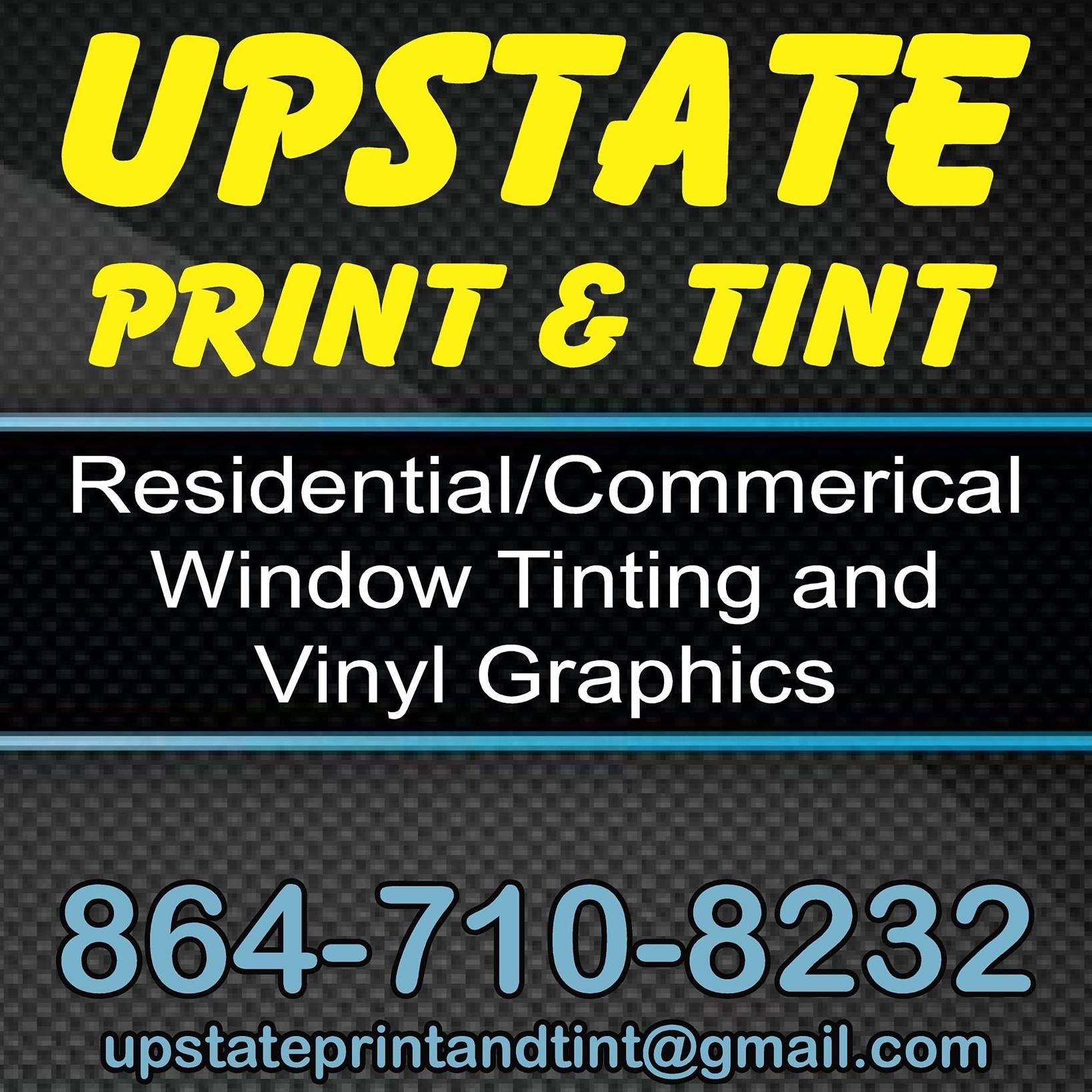 Upstate Print and Tint logo